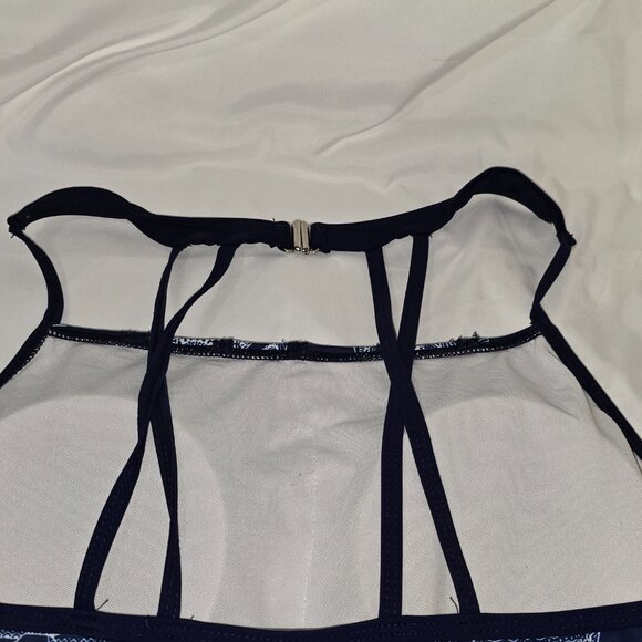 Women Size XLWhite and Blue Summer Dress with Elephants - Picture 9 of 10